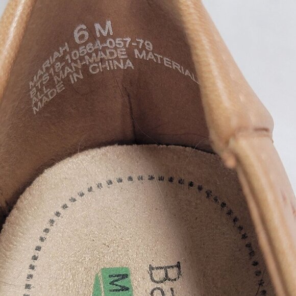 Baretraps Womens Mariah Almond Toe Slip-On Flats Size 6 Neutral Memory Foam‎ - Picture 3 of 7